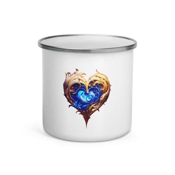 Heart of gratitude Enamel Mug - Image 3