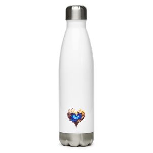 Heart of gratitude Water Bottle
