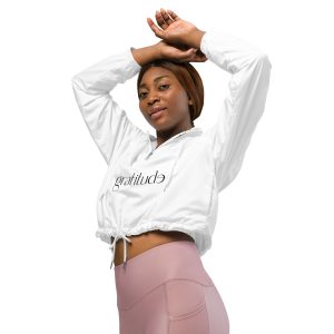 gratitude Cropped Windbreaker