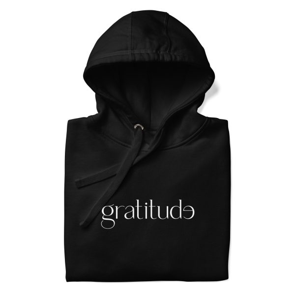 gratitude Unisex Hoodie - Black